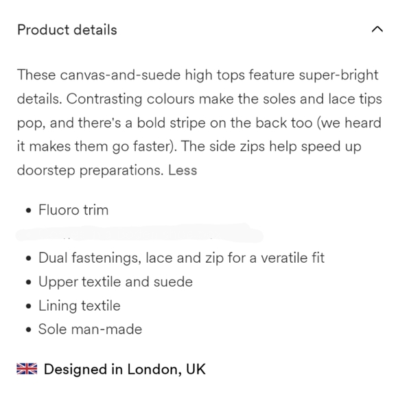 Mini Boden Canvas Suede High Top Sneakers Blue Neon Details Euro 37 US 5 - Picture 4 of 15